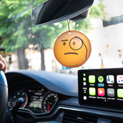Monocle Emoji Car Air Freshener