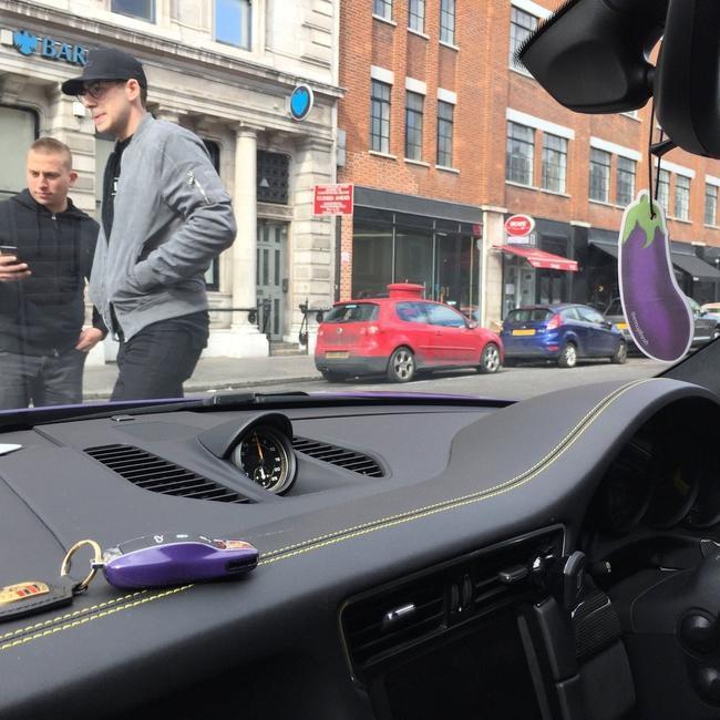 Aubergine Emoji Car Air Freshener-EmojiFresh