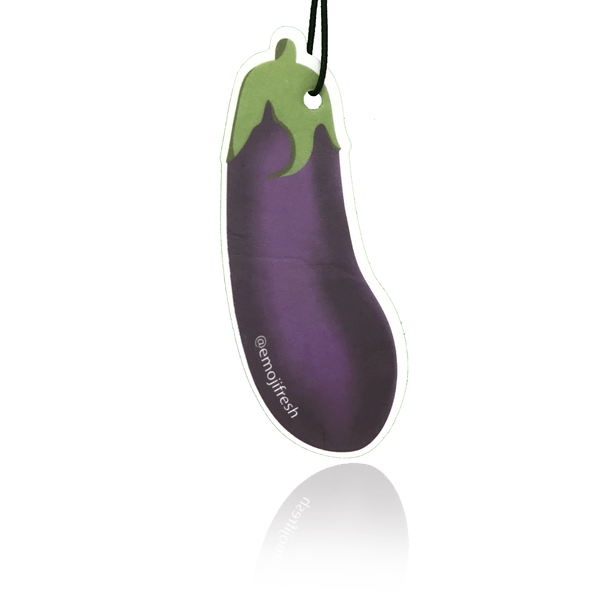Aubergine Emoji Car Air Freshener-EmojiFresh