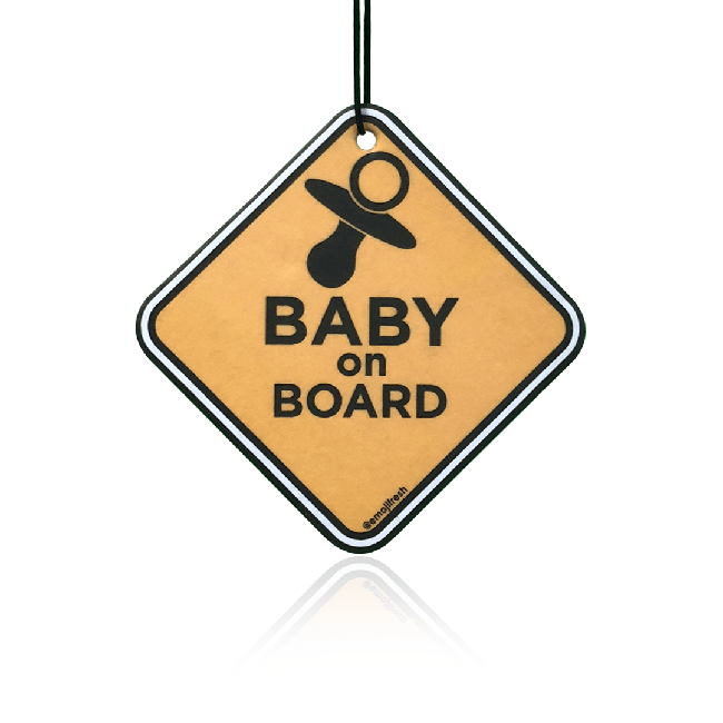 Baby On Board Car Air Freshener-EmojiFresh