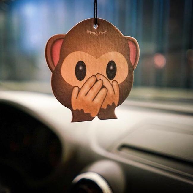 Cheeky Monkey Emoji Car Air Freshener-EmojiFresh