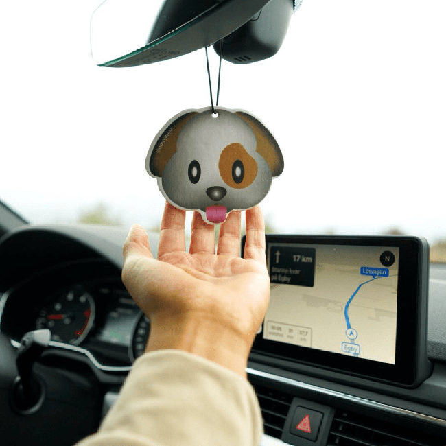 Dog Emoji Car Air Freshener-EmojiFresh