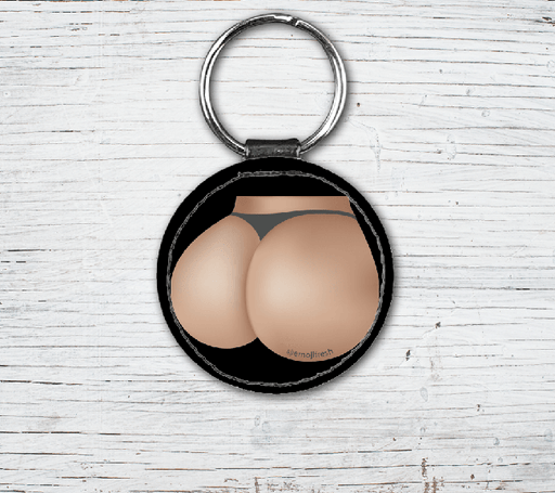 Kimoji Emoji Faux Leather Keyring-EmojiFresh