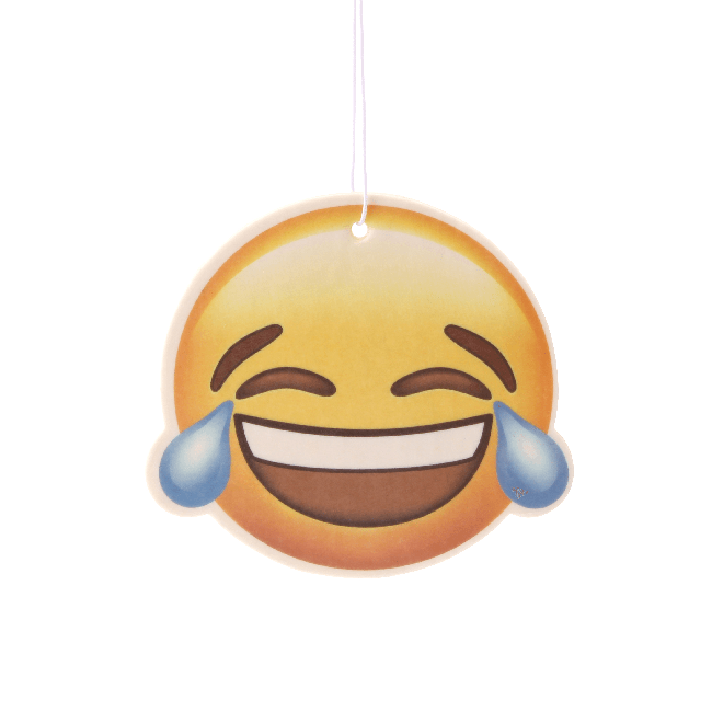 Laughing Face Emoji Car Air Freshener x2 With Retail Packaging-EmojiFresh