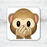 Monkey Emoji Tea Coffee Coaster-EmojiFresh