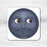 Moon Emoji Tea Coffee Coaster-EmojiFresh