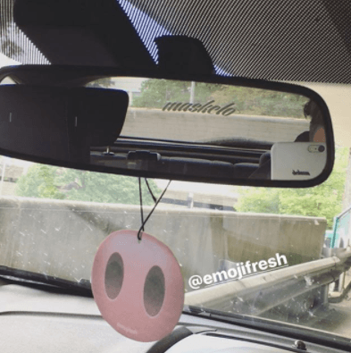 Pig Snout Emoji Car Air Freshener-EmojiFresh
