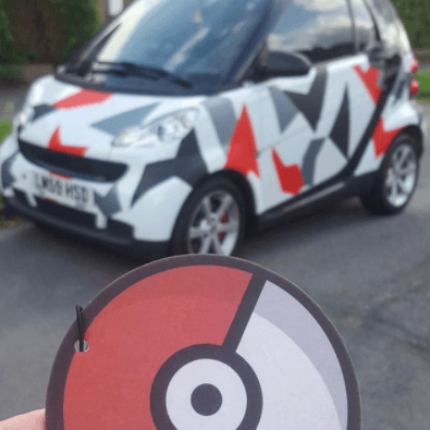 Pokey Ball Emoji Car Air Freshener-EmojiFresh