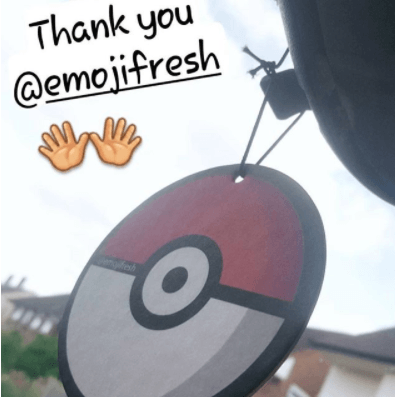 Pokey Ball Emoji Car Air Freshener-EmojiFresh