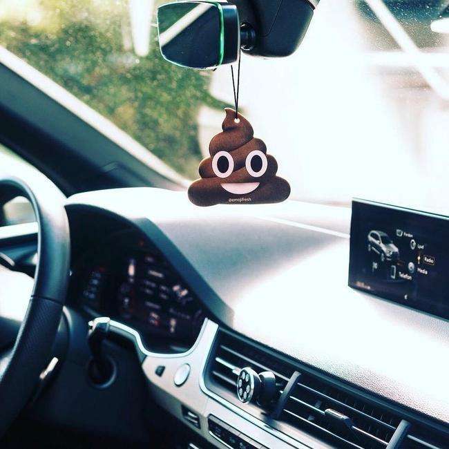 Poop Emoji Car Air Freshener-EmojiFresh