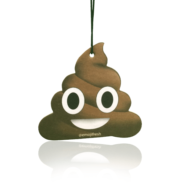 Poop Emoji Car Air Freshener-EmojiFresh