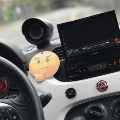 Thinking Face Emoji Car Air Freshener-EmojiFresh