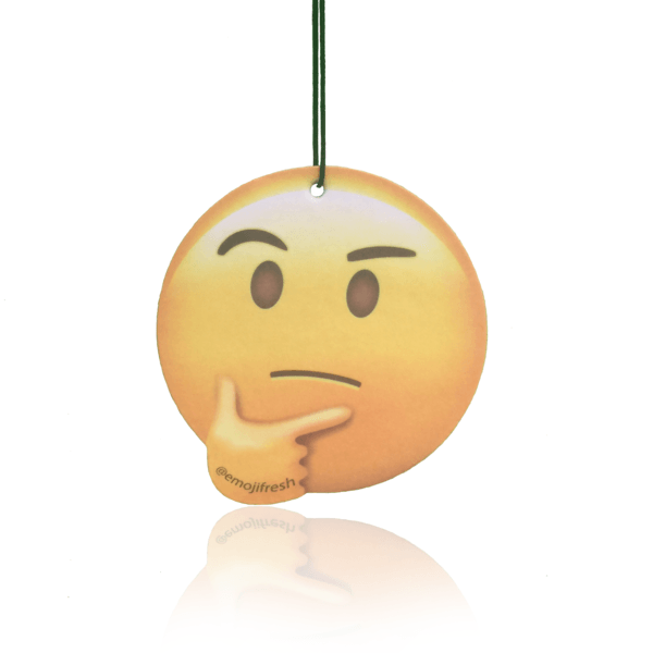 Thinking Face Emoji Car Air Freshener-EmojiFresh