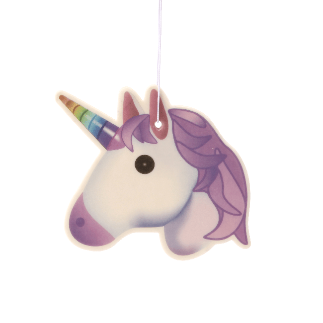 Unicorn Emoji Car Air Freshener x2 With Retail Packaging-EmojiFresh