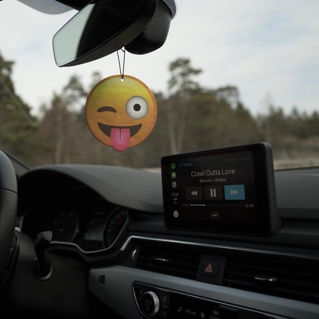 Winking Face With Tongue Emoji Car Air Freshener-EmojiFresh